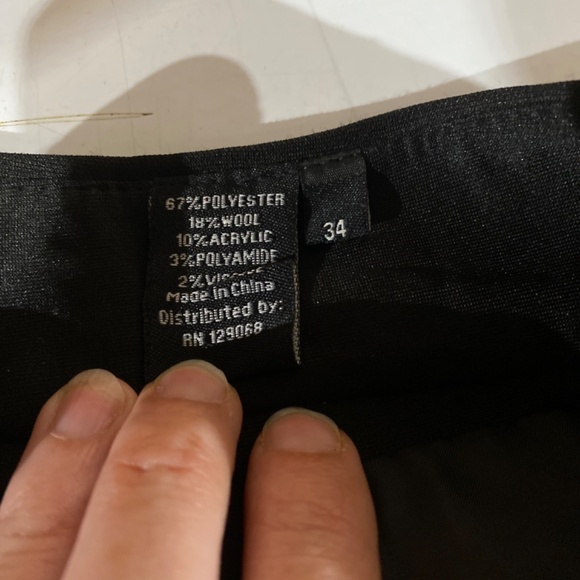 Desigual Women’s Tweed Skirt Size 34 Red Black Paisley Velvet Patterned Artsy - Picture 5 of 5